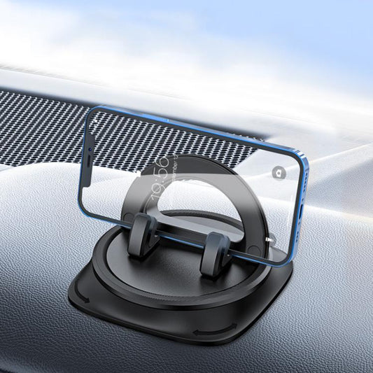 Tapis antidérapant avec support de fixation pour téléphone de navigation de tableau de bord de voiture