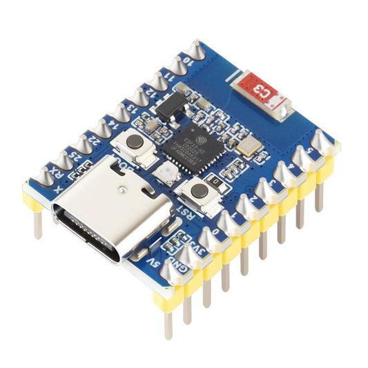 Mini placa de desarrollo compatible con comunicación inalámbrica Bluetooth/Zigbee/Thread, WAVESHARE ESP32-H2-Zero, WAVESHARE ESP32-H2-Zero-M con PIN