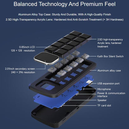 WAVESHARE MK10 Multi-Functional AI Voice Control Panel