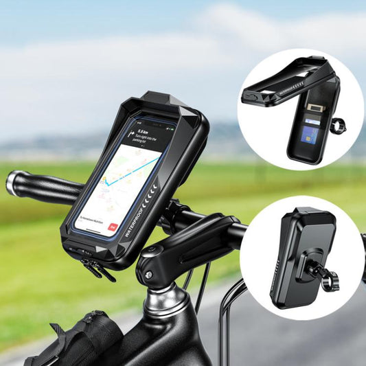 Bolsa impermeable para teléfono para ciclismo al aire libre con soporte impermeable para teléfono con pantalla táctil, M30-A