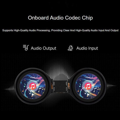 WAVESHARE ESP32-S3 Double Eye 1.28 Inch Round LCD AIoT Development Board, Supports Wi-Fi / Bluetooth 5