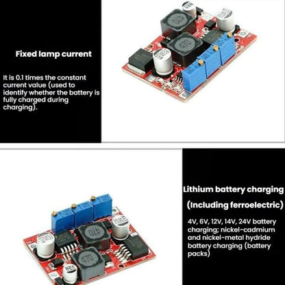 2pcs DC Automatic Buck-Boost Constant Current Constant Voltage Charging Module LM2596 XL6019 Chips