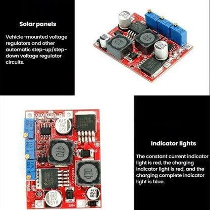 2pcs DC Automatic Buck-Boost Constant Current Constant Voltage Charging Module LM2596 XL6019 Chips