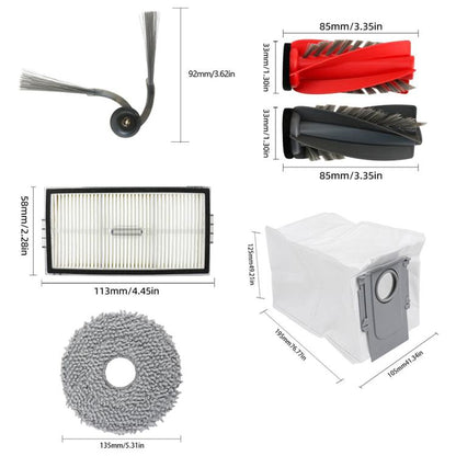 Replacement Parts Kit for Roborock G30 U/G20S Ultra/P20 Ultra/P20 Plus/Saros 10R Robot Vacuum Accessories