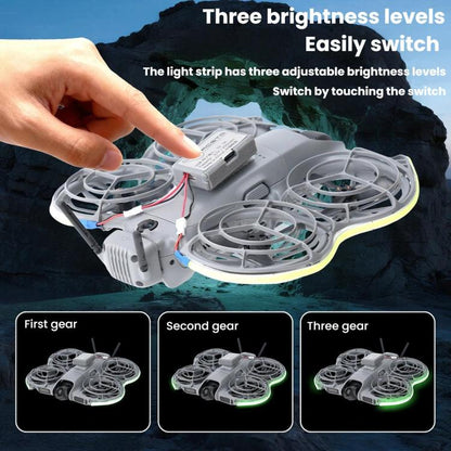 For DJI Neo 2 RCSTQ Luminous Light Strip High Light Night Flying Warning Light Strip