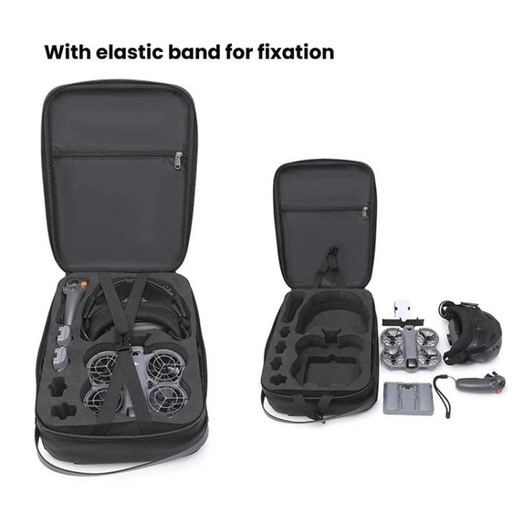 For DJI Neo 2 BKano Physical Smooth Flying Kit Organizer Bag Double Shoulder Hard Shell Bag