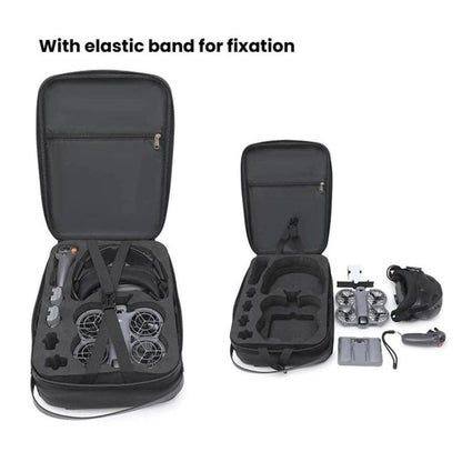 For DJI Neo 2 BKano Physical Smooth Flying Kit Organizer Bag Double Shoulder Hard Shell Bag