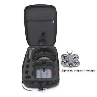 For DJI Neo 2 BKano Physical Smooth Flying Kit Organizer Bag Double Shoulder Hard Shell Bag