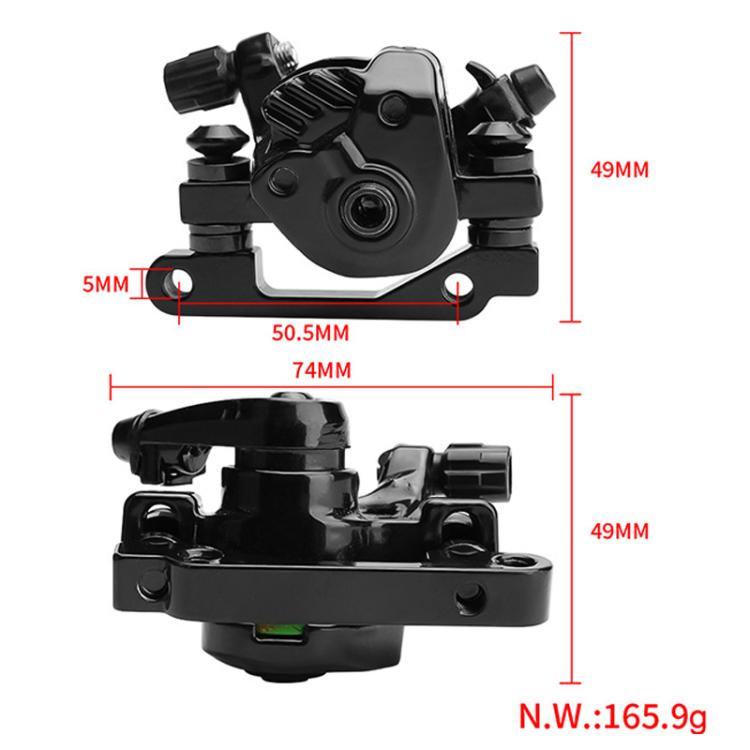 For KuKirin G2 Pro / G2 Max AIMITE Electric Scooter Mechanical Disc Brakes, Rear Left, Front Left