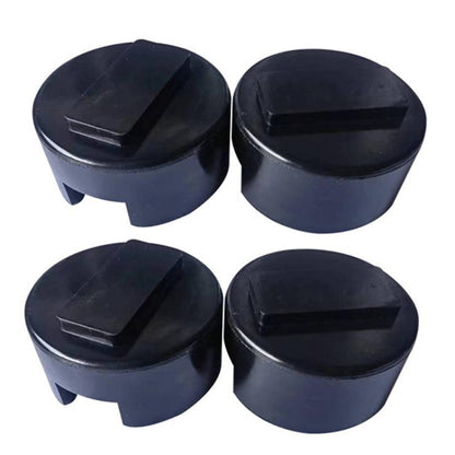 4pcs Automotive Round Rubber Pad Universal Automotive Jack Pad