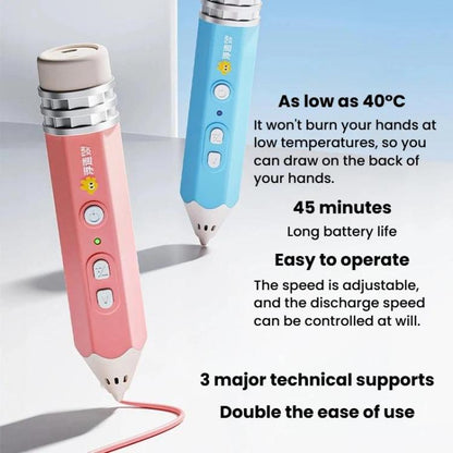 FUNJOY CH415-14 Rechargeable 3D Printing Pen With Indicator Light Kids Low Temperature 3D Stereo Pen