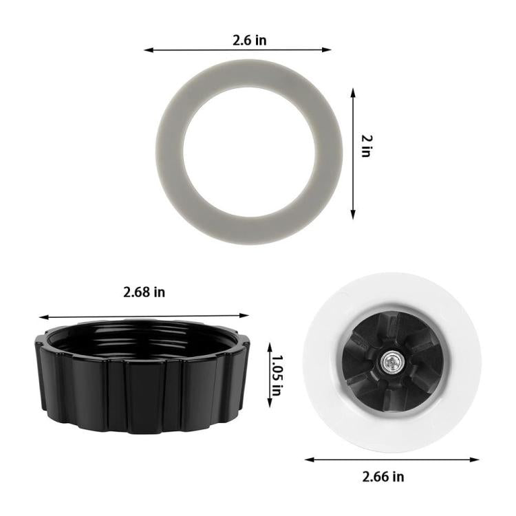 Kit de joint de bague d'étanchéité de lame pour mixeur Hamilton Beach 50122, 5817, 58176, 54200, 52254, 53516C, 56200, 53600, 909