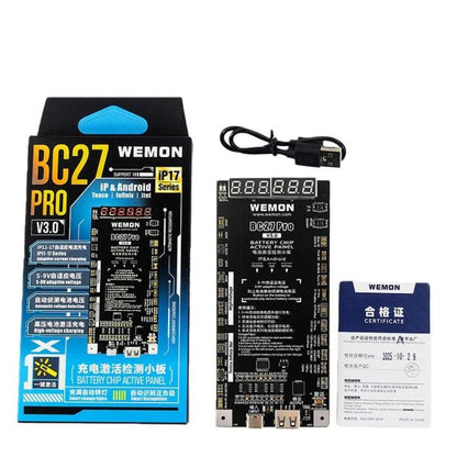 WEMON BC27 Pro V3.0 Battery Activator Board For IPhone 6 To 17 Series & Android Devices, BC27 Pro V3.0