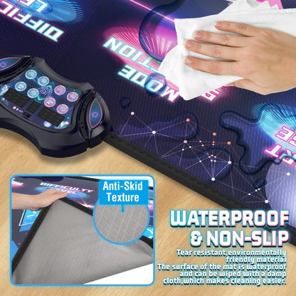 Dancing Challenge Playmat Wireless Dance Mat Dual Player Gaming Pad