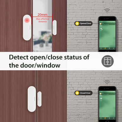 Matter Thread Door/Window Sensor Compatible With Tuya Smart Home System, Door/Window Sensor
