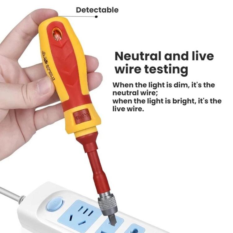 18pcs /Set Multi-Purpose Telescopic Screwdriver Tester Bit Combination