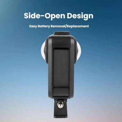 For GoPro MAX2 Plastic Frame Side-Open Protective Cage with Dual Cold Shoe Mounts, Plastic Frame