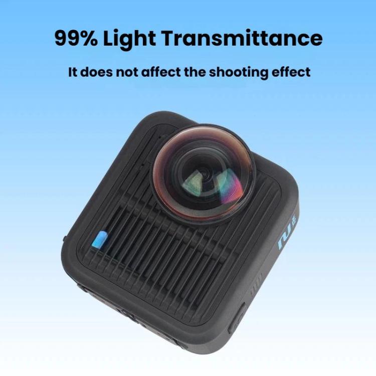 For GoPro MAX2 Optical Glass Lenses Dual Lens Protectors Anti-Fog & Scratch-Resistant Camera Lens Cap, Glass Lenses