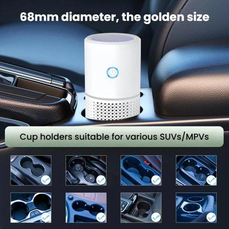 GL-608 Car Portable Rechargeable Air Purifier Negative Ion Air Cleaner For Formaldehyde Secondhand Smoke, GL-608