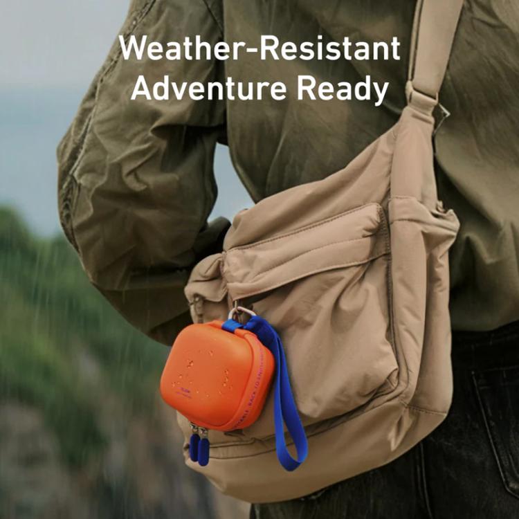 TELESIN DisAdv Mini Hard Shell Carrying Case For Action Cameras Universal Storage Bag With Wrist Strap