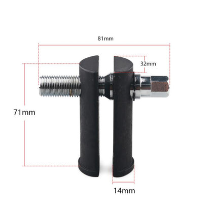 Pour extracteur de roulement de colonne de direction de moto de 2,86 à 6,67 cm de diamètre intérieur, pour bague de roulement de 2,86 à 6,67 cm de diamètre intérieur