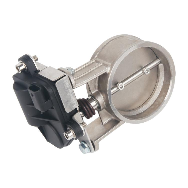 Valve d'échappement à commande électrique pour voitures et motos, corps de valve modifié automobile, moteur électrique, 2 pouces 51 mm, 2,25 pouces 60 mm, 2,5 pouces 63 mm, 2,75 pouces 70 mm, 3 pouces 76 mm