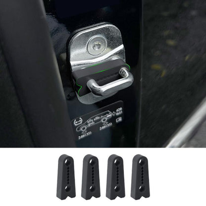 4pcs General Car Door Lock Buckle Buffer Anti-Collision Pad Automotive Door Noise-Reducing Silicone Protector