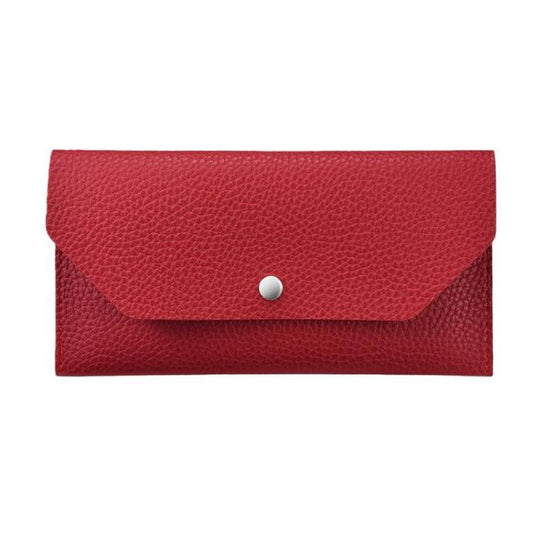 Portefeuille long en cuir de grande capacité pour femme, sac pochette polyvalent