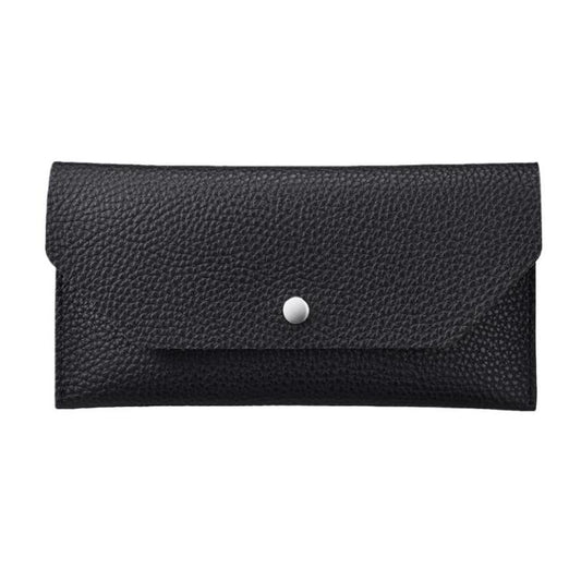 Portefeuille long en cuir de grande capacité pour femme, sac pochette polyvalent