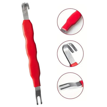 Connecteur de clip de faisceau de câbles de voiture Outil de levier de coupe-circuit double-embout