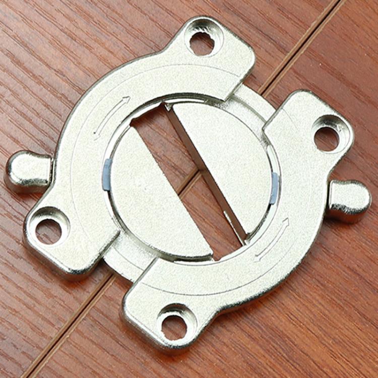 Tischplattenverbinder-Set aus Zinklegierung mit Schrauben, Hochleistungs-Schreibtischverbindungsplatten für Holzplattenmöbel