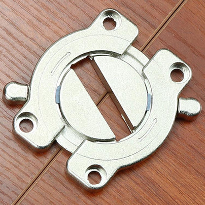 Tischplattenverbinder-Set aus Zinklegierung mit Schrauben, Hochleistungs-Schreibtischverbindungsplatten für Holzplattenmöbel