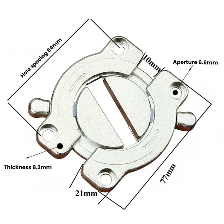 Tischplattenverbinder-Set aus Zinklegierung mit Schrauben, Hochleistungs-Schreibtischverbindungsplatten für Holzplattenmöbel