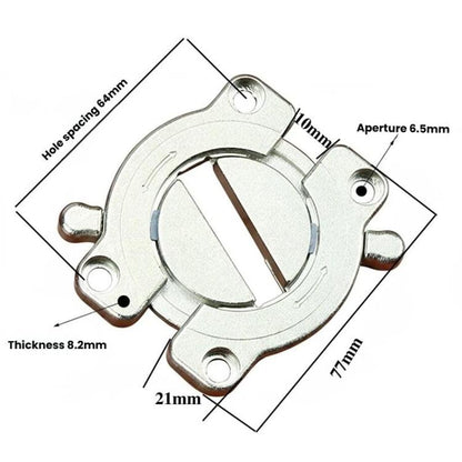 Tischplattenverbinder-Set aus Zinklegierung mit Schrauben, Hochleistungs-Schreibtischverbindungsplatten für Holzplattenmöbel