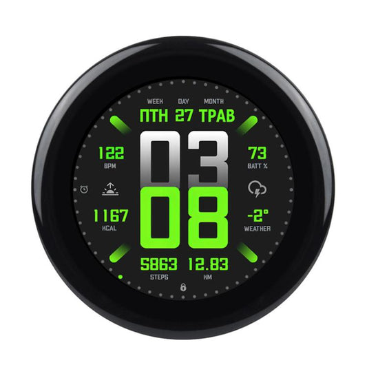 Placa de desarrollo WAVESHARE RP2350 con pantalla táctil capacitiva redonda de 2.1 pulgadas, plana, curva 2.5D