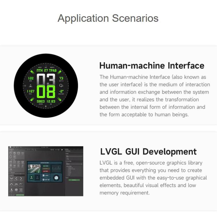 WAVESHARE RP2350 2.1 Inch Capacitive Touch Round Display Development Board, Flat, 2.5D Curved