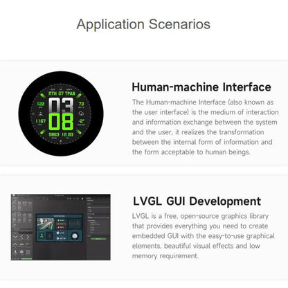WAVESHARE RP2350 2.1 Inch Capacitive Touch Round Display Development Board, Flat, 2.5D Curved