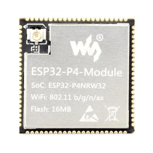 WAVESHARE ESP32-P4-Module Core Board Supports 2.4GHz Wi-Fi And Bluetooth 5.3, 16MB, 32MB, 16MB Onboard IPEX Connector, 32MB Onboard IPEX Connector