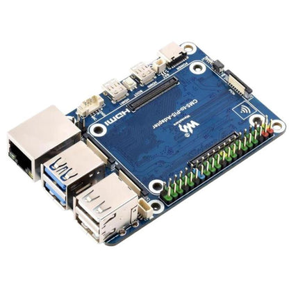 WAVESHARE CM5-To-Pi5-Adapter For Raspberry Pi 5 CM5 To Pi 5 Adapter Board Supports Connecting To Microphone, 32049