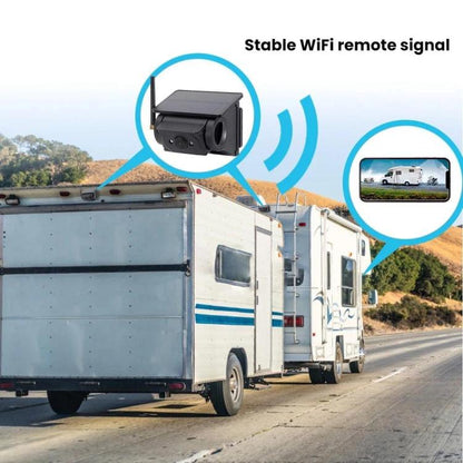 Wireless WIFI Magnetic Solar-powered Car Recorder Reversing HD Camera