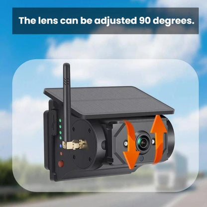 Wireless WIFI Magnetic Solar-powered Car Recorder Reversing HD Camera