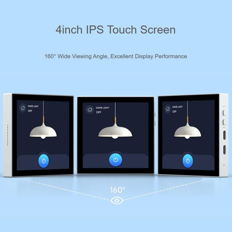 WAVESHARE ESP32-S3-Touch-LCD-4B 4 Inch Smart 86 Box, 5-Point Touch, RGB Interface