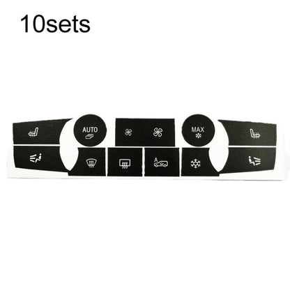 For BMW X5 E70 / X6 E71 10sets Air Conditioner Button Repair Stickers