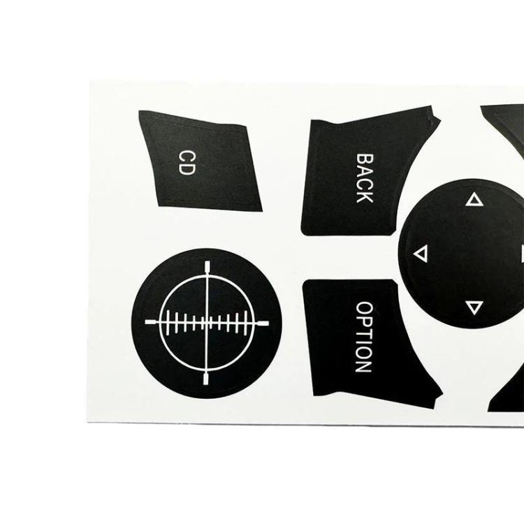 For BMW 3 Series / 5 Series 10sets IDrive Panel Button Repair Stickers