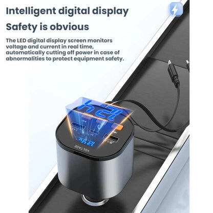 PD30W Car Fast Charging Cigarette Lighter Adapter Charger