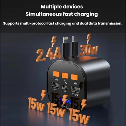 PD30W Car Fast Charging Cigarette Lighter Adapter Charger