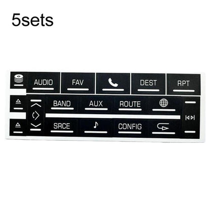 For Cadillac Escalade EXT / ESV 2007-2014 5sets Multimedia Speaker Button Repair Stickers