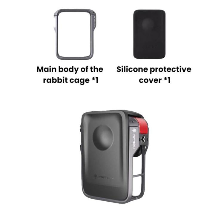 For DJI Osmo 360 PGYTECH Panoramic Camera Metal Cage Protective Extended Frame