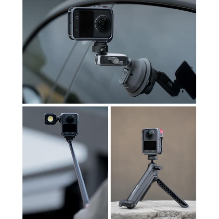 For DJI Osmo 360 PGYTECH Panoramic Camera Metal Cage Protective Extended Frame
