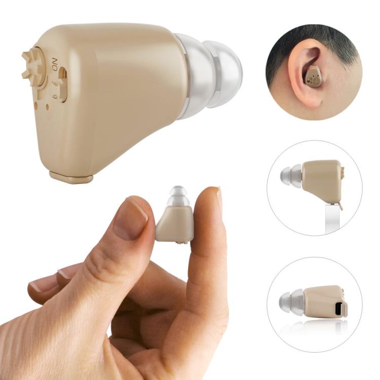 Rechargeable Mini Invisible Hearing Aid Deaf Elderly Ear Care Amplifier, Z-01B